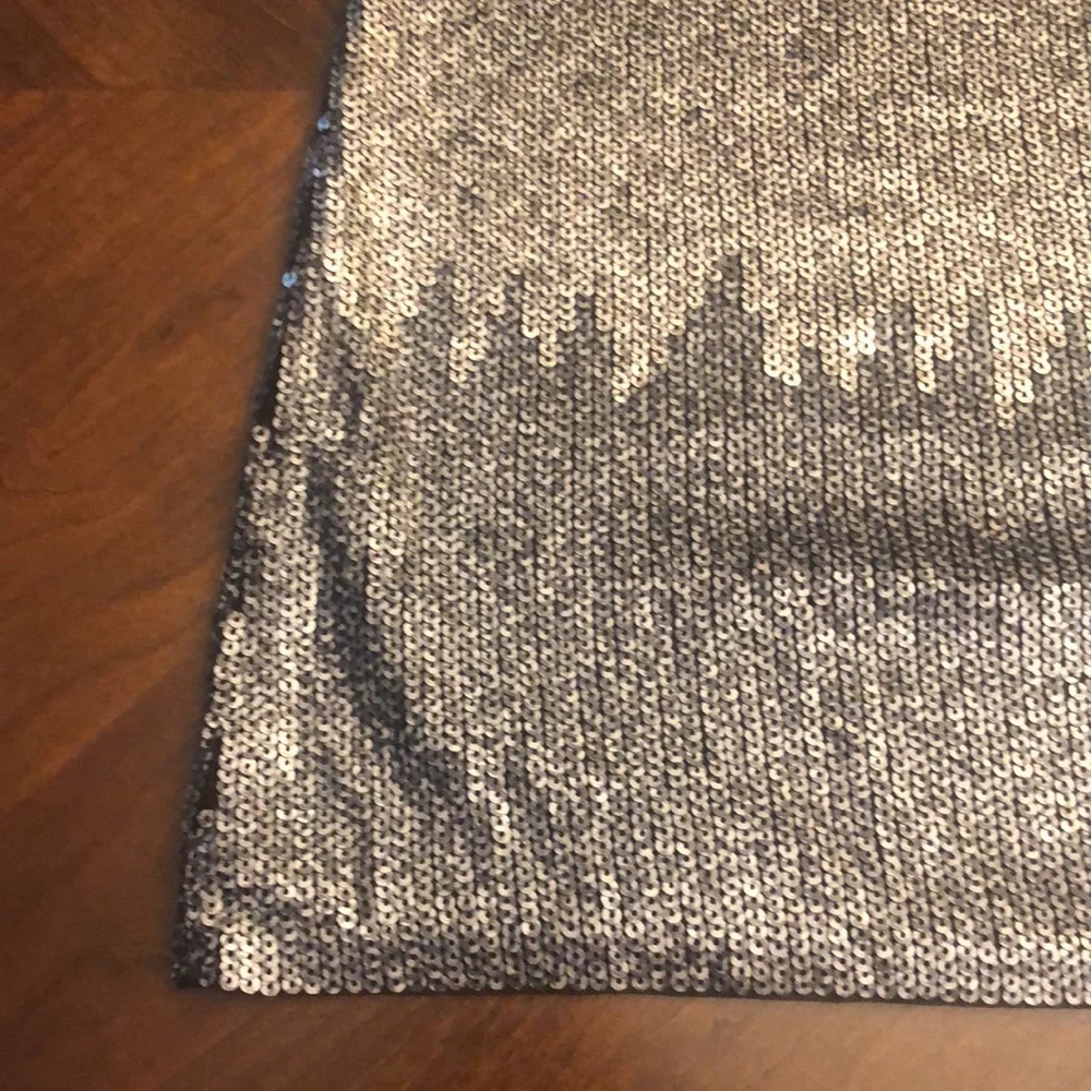 Silver Sequined Slip Dress by Express - Picture 3 of 15